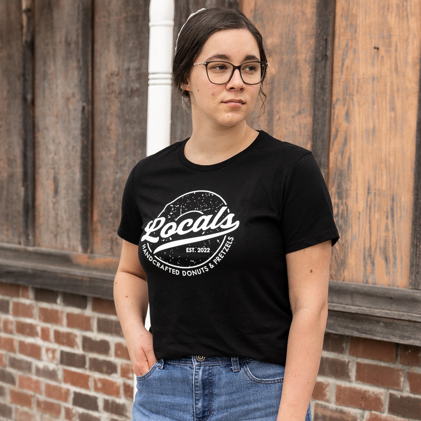 Ladies' Locals Donuts T-shirt (Bella & Canvas)